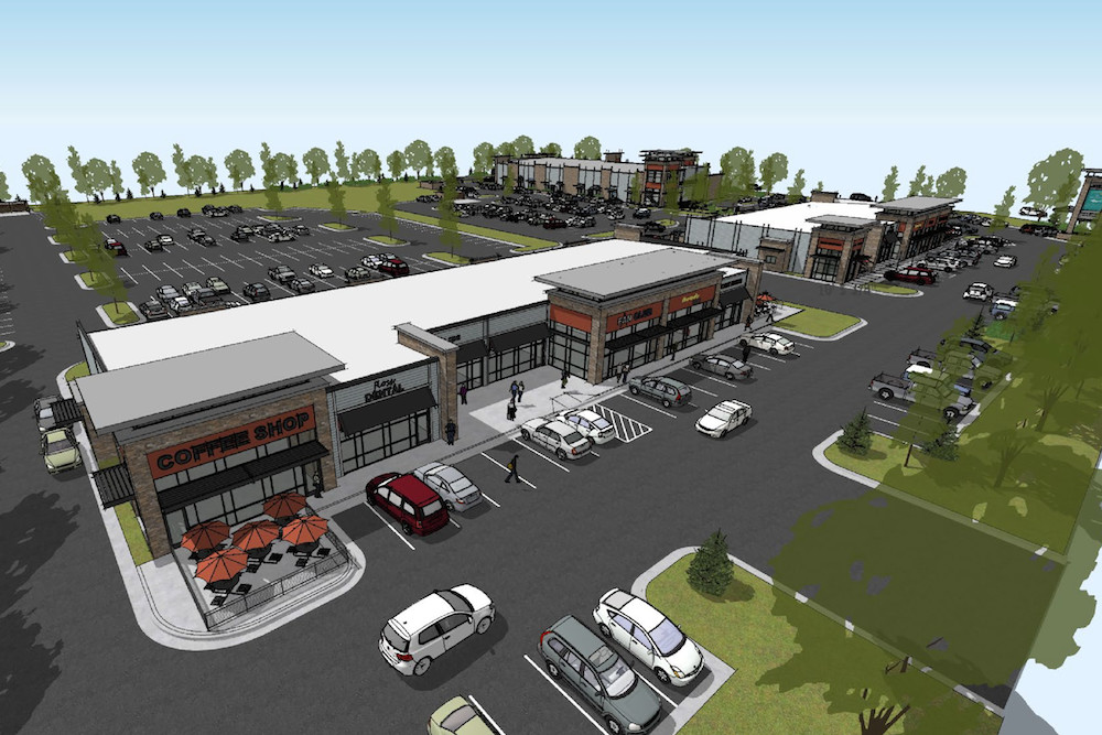 The 14,000-square-foot project is east of the existing buildings at Magers Crossing.